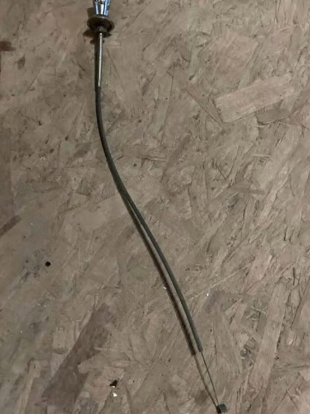 1964-1968 Dodge Dart Defroster Control Cable With Knob and Bezel Very Clean